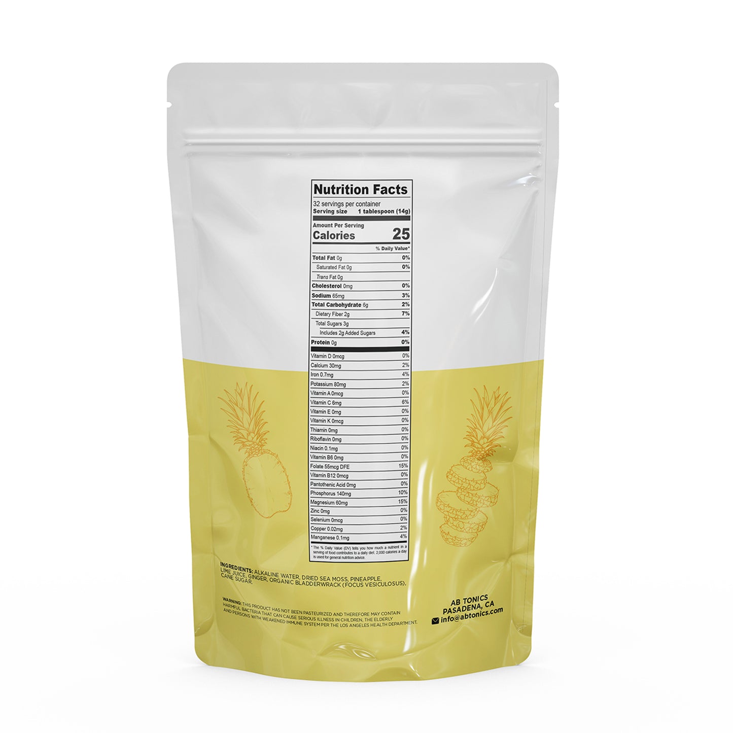 Pineapple Ginger Sea Moss Gel
